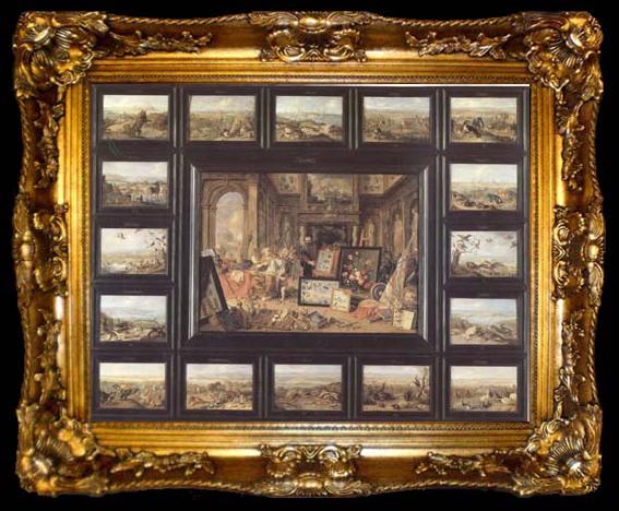 framed  Jan Van Kessel Europe (mk14), ta009-2
